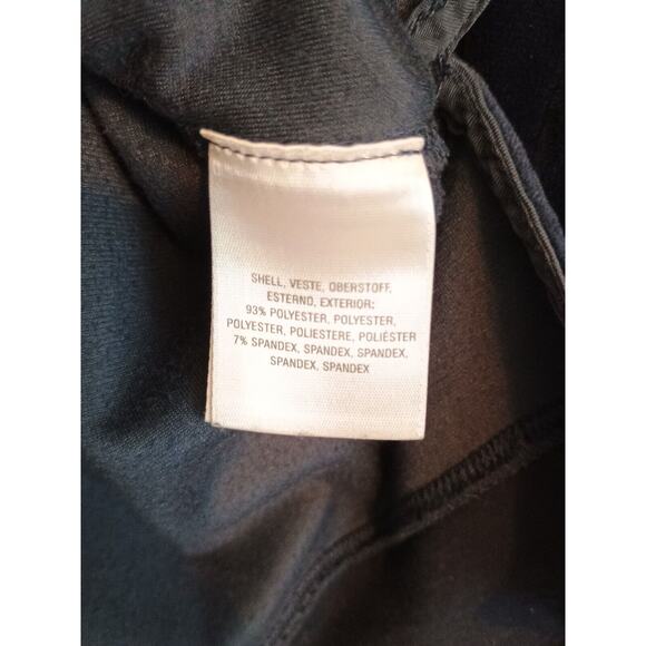 Anthropologie Saturday Sunday Hoodie Women XS Navy Velour Faux Wrap Whimsy Goth - Picture 9 of 10